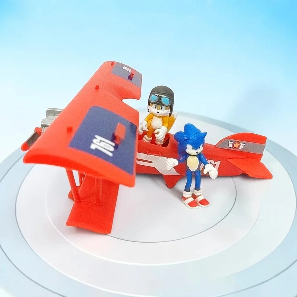 Sonic the Hedgehog 2 Movie Tornado Biplane with Sonic & Tails Jakks Sega 2022